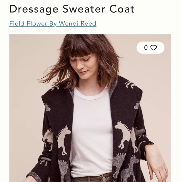 Anthropologie Field of Flowers Dressage Coat Size XSP NWT. - Picture 4 of 16